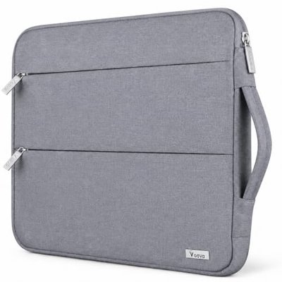 Voova 13.3-13 Inch Laptop Sleeve, Laptop Case, MacBook Case, Gray