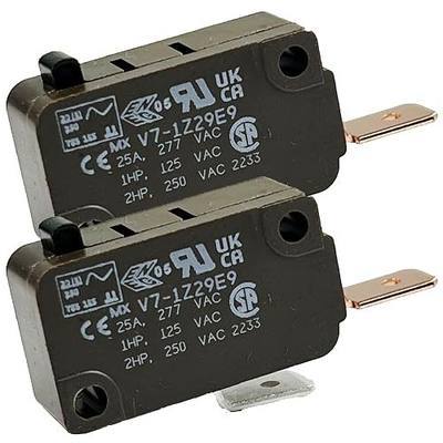 Honeywell Micro Switch Premium Basic / Snap Action Switch 25A @ 250VAC V7-1Z29E9, ( Pack of 2)