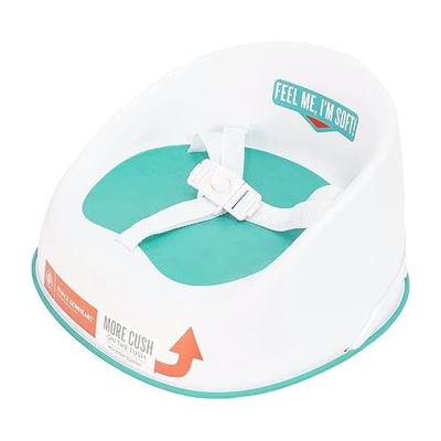 Prince Lionheart Baby Booster Squish Seat for Dining Table, Soft Seat with 3-Point Harness and Dual-Strap System for Toddler