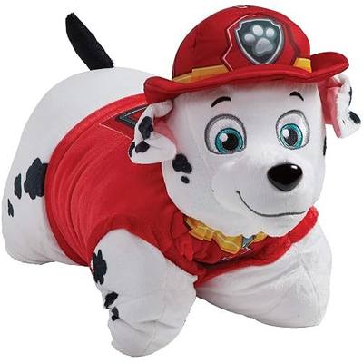 Pillow Pets Nickelodeon Paw Patrol Marshall, 16" Plush Toy | Soft Plush Pillow Companion, Unfastens into a Cozy Pillow at Night, Machine Washable, BPA and Phthalates Free