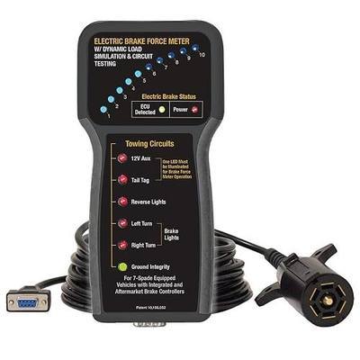 Innovative Products Of America - 9107A Electric Brake Force Meter w/Dynamic Load Simulation and Circuit Testing Black
