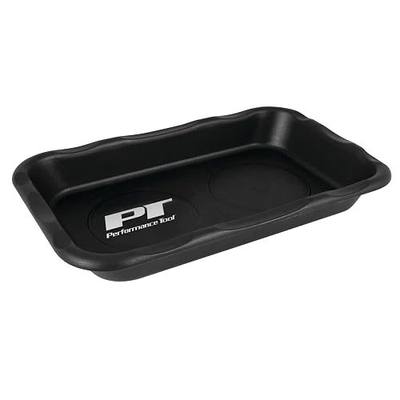 Performance Tool W1285 Large Magnetic Nut & Bolt Tray for Garages and Workshops, Black, 6-Inch x 10-Inch