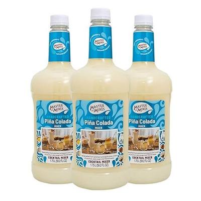 Master of Mixes Pina Colada Drink Mix, Ready To Use, 1.75 Liter Bottle (59.2 Fl Oz), Pack of 3
