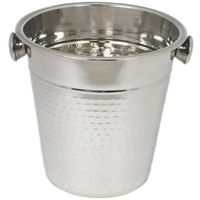 Chef Craft Hammered Champagne Bucket. 4 Quart. Stainless Steel