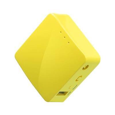 GL.iNet GL-MT300N-V2 (Mango) Portable Mini Travel Wireless Pocket VPN WiFi Router - 2X Ethernet Ports | USB 2.0 | OpenWrt | OpenVPN/Wireguard for Public & Hotel Wi-Fi | Easy to Set up via Admin Panel