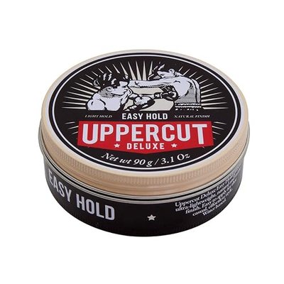 Uppercut Deluxe Easy Hold Pomade 3.1oz / 90g – Light Hold Matte Finish Men's Hair Pomade, Natural Texture & Volume, Water Based Cream Pomade, Weightless Flexible Control, Easy Wash Out Styling Product