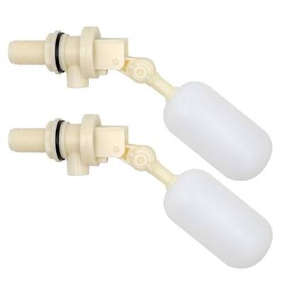 1/2 Inch Float Valve Kit Adjustable Arm Auto Water Level Control | PVC Float Ball Valve for Auto Fill For Water Tank, Pool, Fountain, Swamp Coolers, Automatic Waterer, Dog Water Bowl Dispenser
