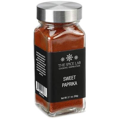 The Spice Lab Sweet Paprika Powder, High Color ASTA 120+, 2.1 oz | Premium Gourmet Spanish Paprika Powder - Vegan All Natural Kosher Non-GMO Gluten Free - Rich in Antioxidants