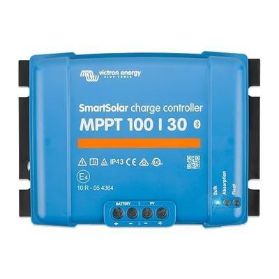 Victron Energy SmartSolar MPPT Solar Charge Controller 100V, 30A, 12/24V | Bluetooth Charge Controllers for Solar Panels
