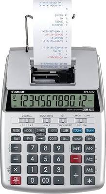 Canon P23-DHV-3 Printing Calculator with Double Check Function, Tax Calculation and Currency Conversion - Paper Roll Included in Box