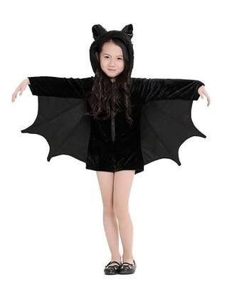 Cuteshower Kids Bat Jumpsuit Halloween Costume for Girls