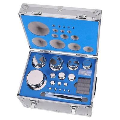 Goetland Certificated F1 Scale Calibration Weight Kit Set 28 pcs 1mg-5kg Stainless Steel High Precision for Balance Digital Scale Lab Education