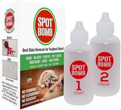 Industrial Strength Stain Remover for Carpet, Rugs, Tile and More (Pet Safe) Removes Urine, Feces, Blood, Wine, Coffee, & all Organic Stains, Deep Cleans & Removes Odor - Made in USA