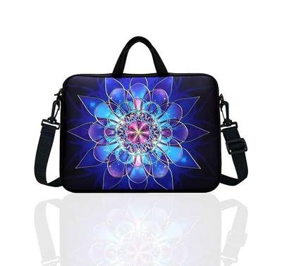 10-Inch Laptop Shoulder Bag Sleeve Case with padded handle for 9.6” 9.7" 10" 10.1" 10.5" Ipad/Netbook/Tablet/Reader (Blue)
