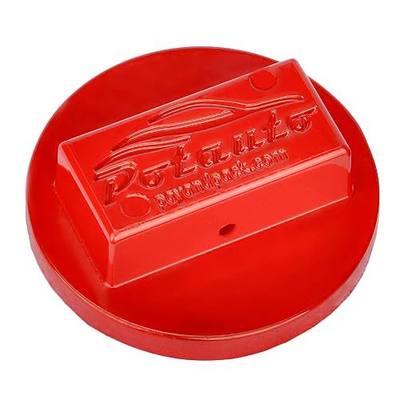 Potauto Universal Aluminum Jack Pad Jacking Puck Adapter Support Compatible with BMW, Mini, Vehicles (Qty 1, Red)