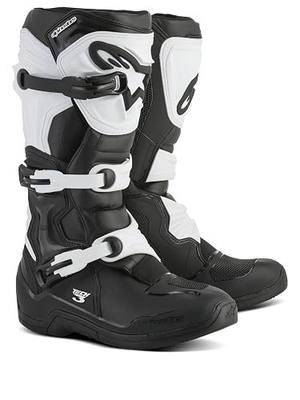 Alpinestars 2013018-12-10 Men's Tech 3 Motocross Boot, Black/White, 10