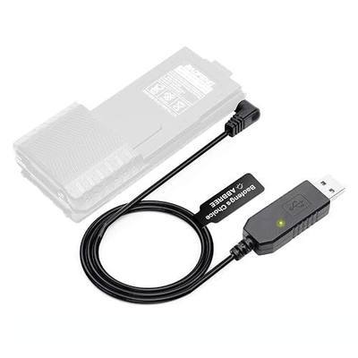 BaoFeng 2.5mm USB Charger Cable with Indicator Light UV-5R AR-152 UV-82 3800mAh Battery UV-S9/9S Two Way Radio (1)