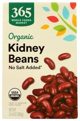365 by Whole Foods Market, Organic Kidney Beans No Salt Added, 13.4 oz