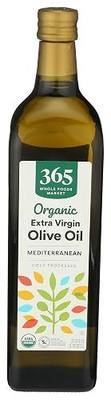 365 by Whole Foods Market, Organic Extra Virgin Mediterranean Olive Oil, 33.8 Fl Oz
