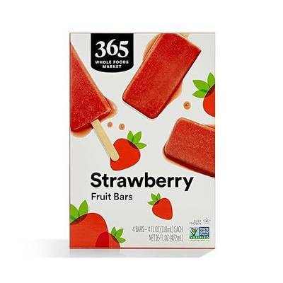 365 by Whole Foods Market, Strawberry Fruit Bars, 4 fl oz, 4 ct, (Frozen)
