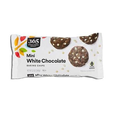 365 by Whole Foods Market, Mini White Chocolate Baking Chips, 12 Ounce