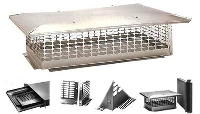 The Forever Cap CCSC2439 24 x 39 Stock Custom Stainless Steel Chimney Cap