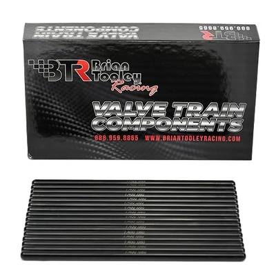 BTR Brian Tooley Racing LS 7.400" Chromoly Pushrods - 5/16" Diameter, .080" Wall - Fits 4.8 5.3 6.0 LS1 LS2 LS6 LS3 L76 L92 L99 LQ4 LQ9 L33 LSA