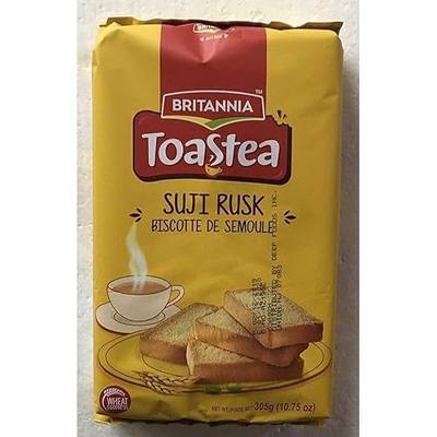 Britannia Wheat Rusk - Suji Toast - with Added Cardamom - 305 Grams