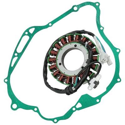 Caltric Stator and Gasket Compatible with Yamaha XVS11 XVS1100 V-Star 1100 / Classic/Custom/Silverado 2000-2009