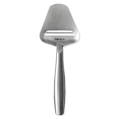 Boska Stainless Steel Cheese Slicer - Copenhagen For All Types of Cheese - Multi-Functional Cheese Slicer - Handheld Slicer - Silver Non-Stick - Dishwasher Safe - For Kitchen Cooking