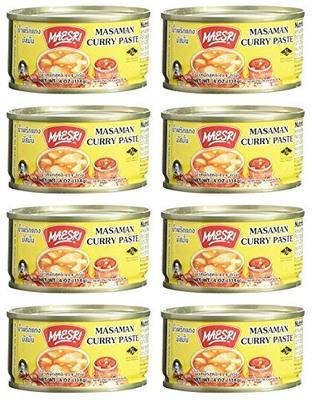 Maesri Thai Masaman Curry Paste - 4 Oz (Pack of 8)