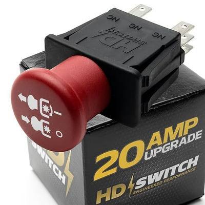 20A Clutch PTO Switch Replaces Ariens, Gravely 01545600, 00522100 - for ProMaster PM100 EZR 1540 1542 1648 1740 1742 1842 2048 and Most Zooms. 00480600 00462500 00447100 09068200 00191700