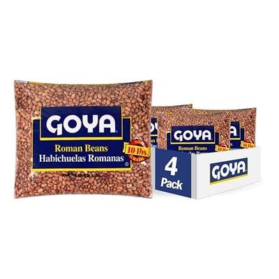 Goya Foods Roman Beans, Dry, 10 Pound (Pack of 4)