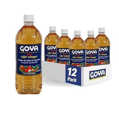 Goya Foods Distilled White Vinegar, 16 Fl Oz (Pack of 24)