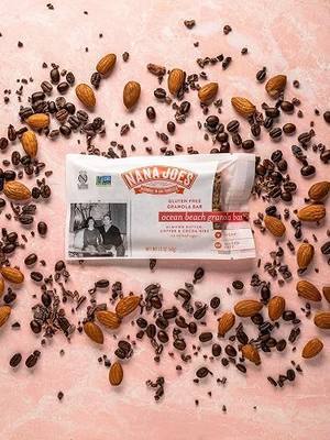 Nana Joes Granola Ocean Beach | Almond Butter, Coffee & Cacao Nibs | Handmade Gluten-Free, Vegan, Healthy, Organic, Plant-Based, No Refined Sugar | Superfood for Breakfast, Lunch, Dinner (12 Pack)