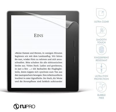 Kindle Oasis Screen Protector, Nupro 2-Pack - 2017 release