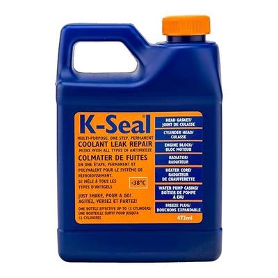 K-SEAL Coolant Leak Repair, ST9501 472ml Multi-Purpose Formula Stops Leaks in the Radiator, Head Gasket, Block, Water Pump Casing, Heater Core, Freeze Plug - Pour and Go - Designed for Canadian Market