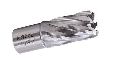 13/16" Diameter × 1" Depth of Cut HSS ANNULAR Cutter with 3/4'' Weldon Shank