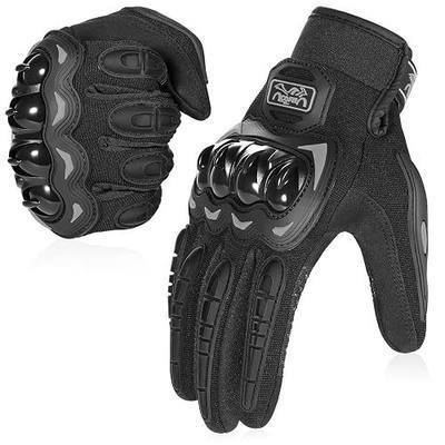 COFIT Motorcycle Gloves Breathable, Touchscreen Motorbike Gloves Anti-Slip with Good Grip Hard Knuckles Protection for Men Women Motocross, BMX ATV MTB Cycling, Road Racing