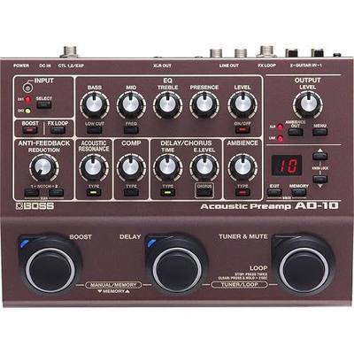BOSS Acoustic Guitar Hardware (AD-10), Brown, Standard