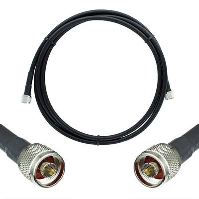 Bolton400 Coaxial Cable 10ft Black, N Male to N Male - LMR®400 Equivalent | Heavy-Duty Ultra-Low-Loss 50-Ohm Design for Signal Boosters, Antennas and Networking Equipment in Residential & Commercial