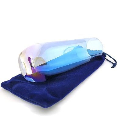 Chuppah Glass for Breaking at Jewish Wedding (Blue)