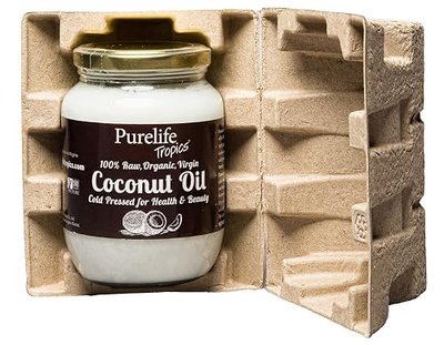 Coconut Oil Organic Raw Virgin 16.9 Ounces, By Purelife Tropics - Non GMO, Chemical Free and Kosher - Bottled From Fresh Coconuts