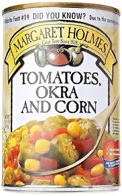 Margaret Holmes Tomatoes Okra and Corn, 15 oz - 3 pack