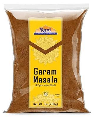 Rani Garam Masala Indian 11-Spice Blend 7oz (200g) ~ All Natural, Salt-Free | Vegan | No Colors | Gluten Friendly | NON-GMO | Kosher | Indian Origin
