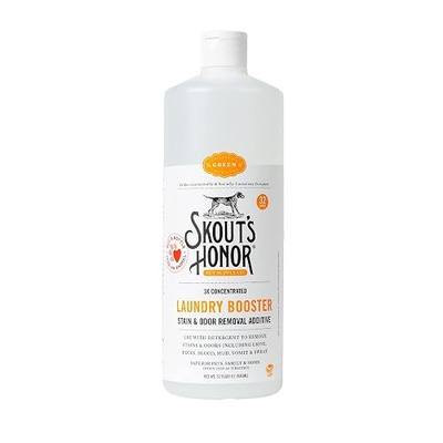 Skout's Honor Laundry Booster Stain & Odor Removal Additive - Plant-Powered Formula for Pet Bedding, Clothing, and Washable Pee Pads - Eco-Friendly & Cruelty-Free, 32 oz