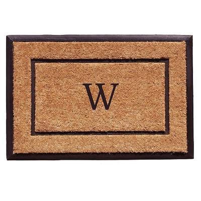 101632436W The General Monogram Doormat, Letter W