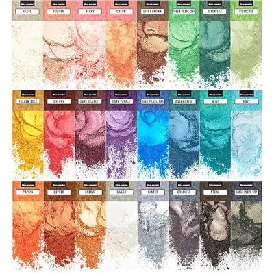 Mica Powder for Resin Coloring 24 Colors Set - Pigment Powder for Nails – Cosmetic Grade Mica Powder for Skin - Epoxy Resin Color Pigment Powder – Resin Dye Mica Powder for Soap