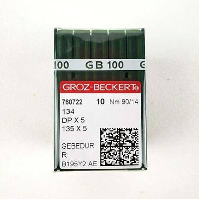 10 Groz-Beckert Gebedur 134 135X5 DPX5 Titanium Sewing Needles Singer PFAFF JUKI