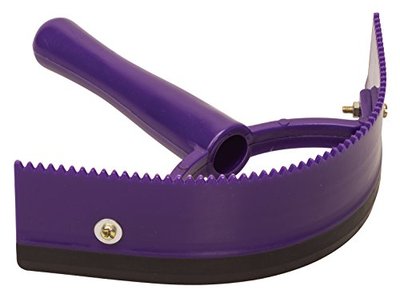 Weaver Leather Sweat Scraper/Coarse Curry Combo, Purple/Black, Medium